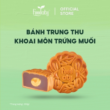 [Dòng bánh mặn] Bánh trung thu Khoai môn 1 trứng 150gr